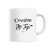 Mug - Cousine au Top - 6 Coloris - Cadeau Original - Cadeau Personnalisable - Cadeaux-Positifs.com -Unique-Blanc-