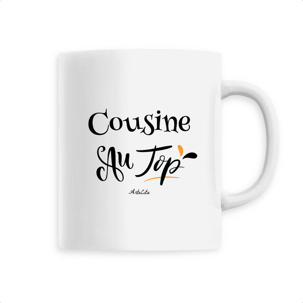 Mug - Cousine au Top - 6 Coloris - Cadeau Original - Cadeau Personnalisable - Cadeaux-Positifs.com -Unique-Blanc-