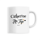 Mug - Catherine au Top - 6 Coloris - Cadeau Original - Cadeau Personnalisable - Cadeaux-Positifs.com -Unique-Blanc-