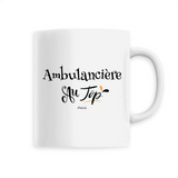 Mug - Ambulancière au Top - 6 Coloris - Cadeau Original - Cadeau Personnalisable - Cadeaux-Positifs.com -Unique-Blanc-