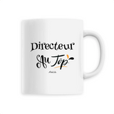 Mug - Directeur au Top - 6 Coloris - Cadeau Original - Cadeau Personnalisable - Cadeaux-Positifs.com -Unique-Blanc-