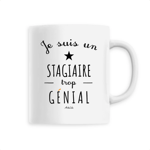Mug - Un Stagiaire trop Génial - 6 Coloris - Cadeau Original - Cadeau Personnalisable - Cadeaux-Positifs.com -Unique-Blanc-