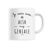 Mug - Une AESH trop Géniale - 6 Coloris - Cadeau Original - Cadeau Personnalisable - Cadeaux-Positifs.com -Unique-Blanc-