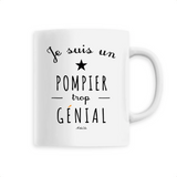 Mug - Un Pompier trop Génial - 6 Coloris - Cadeau Original - Cadeau Personnalisable - Cadeaux-Positifs.com -Unique-Blanc-