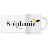 Mug - Stéphanie - 6 Coloris - Cadeau Original - Cadeau Personnalisable - Cadeaux-Positifs.com -Unique-Blanc-