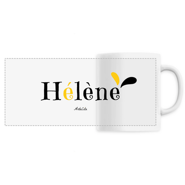 Mug - Hélène - 6 Coloris - Cadeau Original - Cadeau Personnalisable - Cadeaux-Positifs.com -Unique-Blanc-