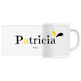 Mug - Patricia - 6 Coloris - Cadeau Original - Cadeau Personnalisable - Cadeaux-Positifs.com -Unique-Blanc-