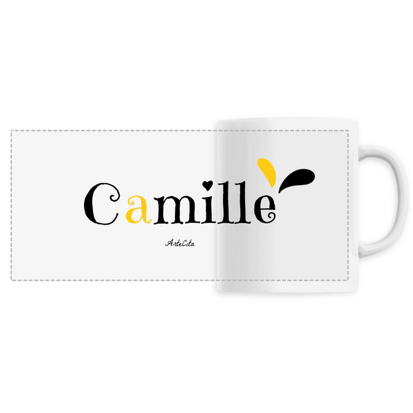 Mug - Camille - 6 Coloris - Cadeau Original - Cadeau Personnalisable - Cadeaux-Positifs.com -Unique-Blanc-