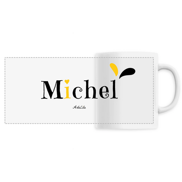 Mug - Michel - 6 Coloris - Cadeau Original - Cadeau Personnalisable - Cadeaux-Positifs.com -Unique-Blanc-