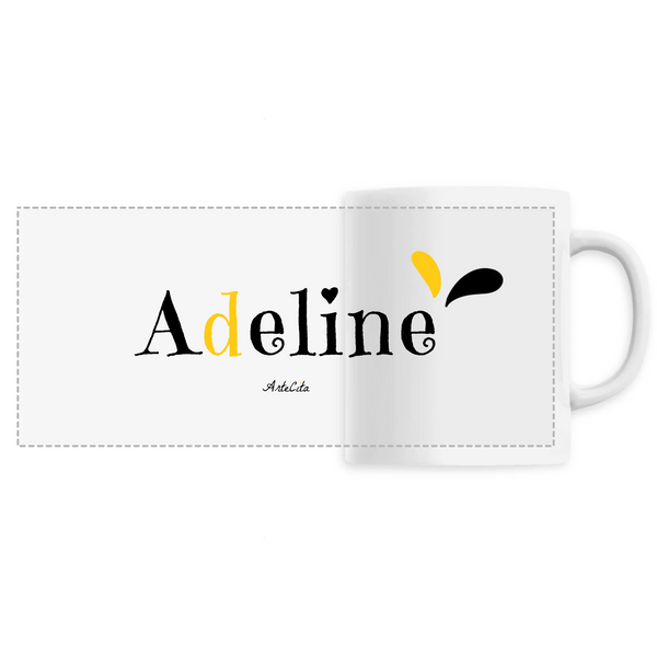 Mug - Adeline - 6 Coloris - Cadeau Original - Cadeau Personnalisable - Cadeaux-Positifs.com -Unique-Blanc-