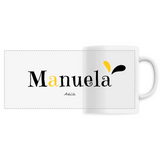 Mug - Manuela - 6 Coloris - Cadeau Original - Cadeau Personnalisable - Cadeaux-Positifs.com -Unique-Blanc-