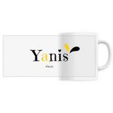 Mug - Yanis - 6 Coloris - Cadeau Original - Cadeau Personnalisable - Cadeaux-Positifs.com -Unique-Blanc-