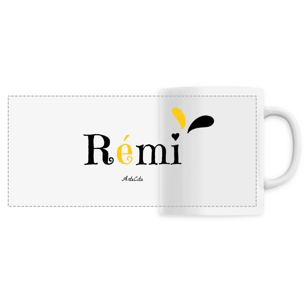 Mug - Rémi - 6 Coloris - Cadeau Original - Cadeau Personnalisable - Cadeaux-Positifs.com -Unique-Blanc-
