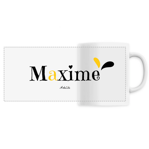 Mug - Maxime - 6 Coloris - Cadeau Original - Cadeau Personnalisable - Cadeaux-Positifs.com -Unique-Blanc-