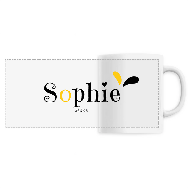 Mug - Sophie - 6 Coloris - Cadeau Original - Cadeau Personnalisable - Cadeaux-Positifs.com -Unique-Blanc-