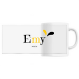 Mug - Emy - 6 Coloris - Cadeau Original - Cadeau Personnalisable - Cadeaux-Positifs.com -Unique-Blanc-