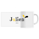 Mug - Julien - 6 Coloris - Cadeau Original - Cadeau Personnalisable - Cadeaux-Positifs.com -Unique-Blanc-