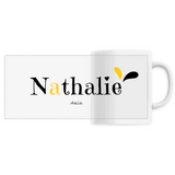 Mug - Nathalie - 6 Coloris - Cadeau Original - Cadeau Personnalisable - Cadeaux-Positifs.com -Unique-Blanc-