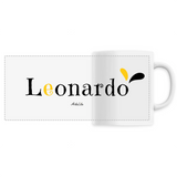 Mug - Leonardo - 6 Coloris - Cadeau Original - Cadeau Personnalisable - Cadeaux-Positifs.com -Unique-Blanc-