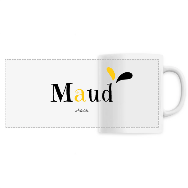 Mug - Maud - 6 Coloris - Cadeau Original - Cadeau Personnalisable - Cadeaux-Positifs.com -Unique-Blanc-