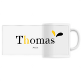 Mug - Thomas - 6 Coloris - Cadeau Original - Cadeau Personnalisable - Cadeaux-Positifs.com -Unique-Blanc-