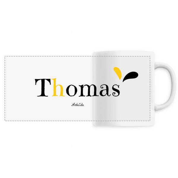 Mug - Thomas - 6 Coloris - Cadeau Original - Cadeau Personnalisable - Cadeaux-Positifs.com -Unique-Blanc-