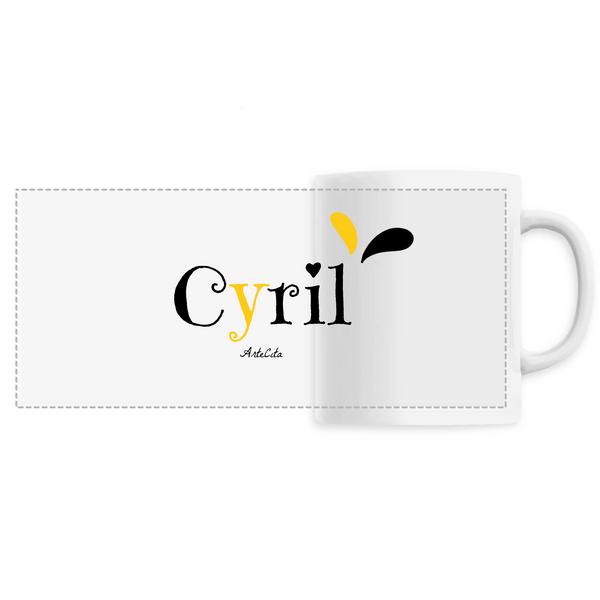 Mug - Cyril - 6 Coloris - Cadeau Original - Cadeau Personnalisable - Cadeaux-Positifs.com -Unique-Blanc-