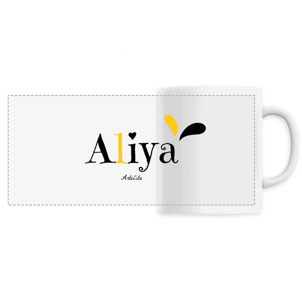 Mug - Aliya - 6 Coloris - Cadeau Original - Cadeau Personnalisable - Cadeaux-Positifs.com -Unique-Blanc-