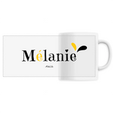 Mug - Mélanie - 6 Coloris - Cadeau Original - Cadeau Personnalisable - Cadeaux-Positifs.com -Unique-Blanc-