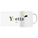 Mug - Yvette - 6 Coloris - Cadeau Original - Cadeau Personnalisable - Cadeaux-Positifs.com -Unique-Blanc-