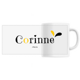 Mug - Corinne - 6 Coloris - Cadeau Original - Cadeau Personnalisable - Cadeaux-Positifs.com -Unique-Blanc-