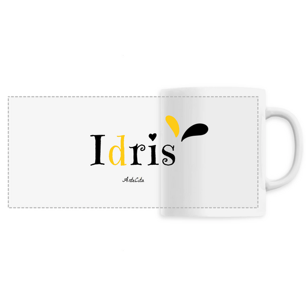 Mug - Idris - 6 Coloris - Cadeau Original - Cadeau Personnalisable - Cadeaux-Positifs.com -Unique-Blanc-