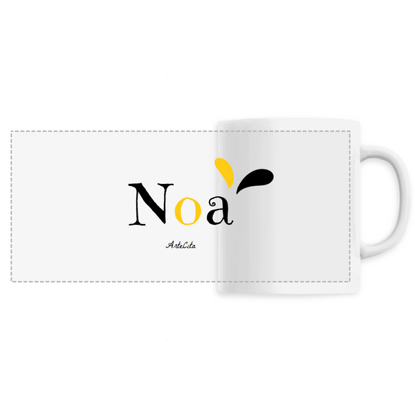 Mug - Noa - 6 Coloris - Cadeau Original - Cadeau Personnalisable - Cadeaux-Positifs.com -Unique-Blanc-