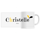 Mug - Christelle - 6 Coloris - Cadeau Original - Cadeau Personnalisable - Cadeaux-Positifs.com -Unique-Blanc-