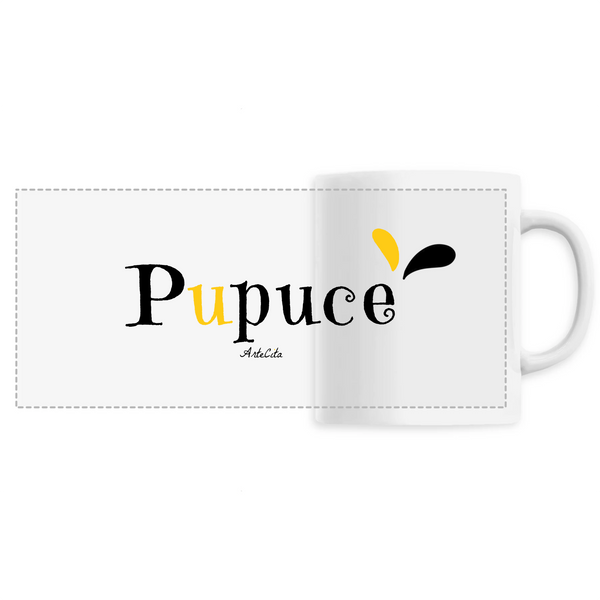 Mug - Pupuce - 6 Coloris - Cadeau Original - Cadeau Personnalisable - Cadeaux-Positifs.com -Unique-Blanc-