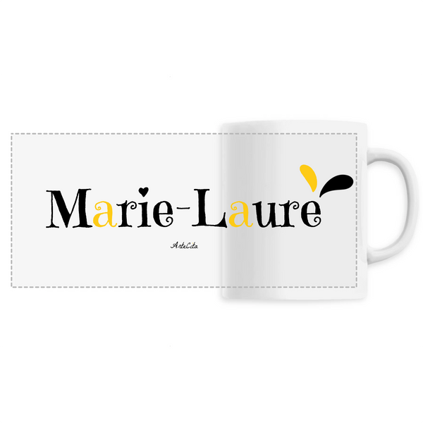 Mug - Marie-Laure - 6 Coloris - Cadeau Original - Cadeau Personnalisable - Cadeaux-Positifs.com -Unique-Blanc-