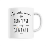 Mug - Une Princesse trop Géniale - 6 Coloris - Cadeau Original - Cadeau Personnalisable - Cadeaux-Positifs.com -Unique-Blanc-