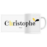 Mug - Christophe - 6 Coloris - Cadeau Original - Cadeau Personnalisable - Cadeaux-Positifs.com -Unique-Blanc-
