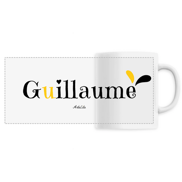 Mug - Guillaume - 6 Coloris - Cadeau Original - Cadeau Personnalisable - Cadeaux-Positifs.com -Unique-Blanc-