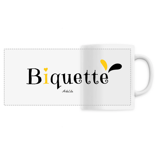 Mug - Biquette - 6 Coloris - Cadeau Original - Cadeau Personnalisable - Cadeaux-Positifs.com -Unique-Blanc-