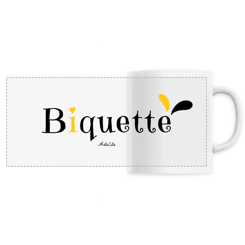 Cadeau anniversaire : Mug - Biquette - 6 Coloris - Cadeau Original - Cadeau Personnalisable - Cadeaux-Positifs.com -Unique-Blanc-