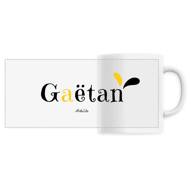 Mug - Gaëtan - 6 Coloris - Cadeau Original - Cadeau Personnalisable - Cadeaux-Positifs.com -Unique-Blanc-