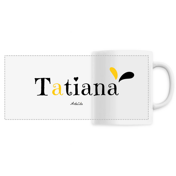 Mug - Tatiana - 6 Coloris - Cadeau Original - Cadeau Personnalisable - Cadeaux-Positifs.com -Unique-Blanc-