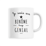 Mug - Un Binôme trop Génial - 6 Coloris - Cadeau Original - Cadeau Personnalisable - Cadeaux-Positifs.com -Unique-Blanc-
