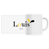 Mug - Louis - 6 Coloris - Cadeau Original - Cadeau Personnalisable - Cadeaux-Positifs.com -Unique-Blanc-