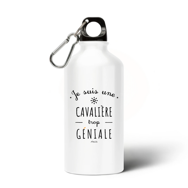 Gourde - Une Cavalière trop Géniale - Sans BPA - Cadeau Original - Cadeau Personnalisable - Cadeaux-Positifs.com -Unique-Blanc-