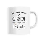 Mug - Une Cuisinière trop Géniale - 6 Coloris - Cadeau Original - Cadeau Personnalisable - Cadeaux-Positifs.com -Unique-Blanc-