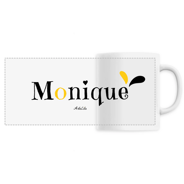 Mug - Monique - 6 Coloris - Cadeau Original - Cadeau Personnalisable - Cadeaux-Positifs.com -Unique-Blanc-