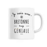 Mug - Une Bretonne trop Géniale - 6 Coloris - Cadeau Original - Cadeau Personnalisable - Cadeaux-Positifs.com -Unique-Blanc-