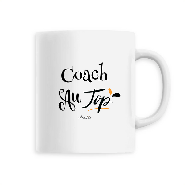 Mug - Coach au Top - 6 Coloris - Cadeau Original - Cadeau Personnalisable - Cadeaux-Positifs.com -Unique-Blanc-